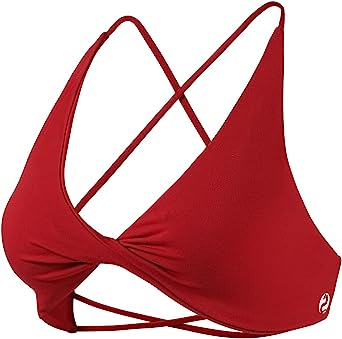 Photo 1 of AUROLA Venus Sports Bras Women Workout Athletic Removable Padded Backless Strappy Low Support Gym Fitness Yoga Crop Top
