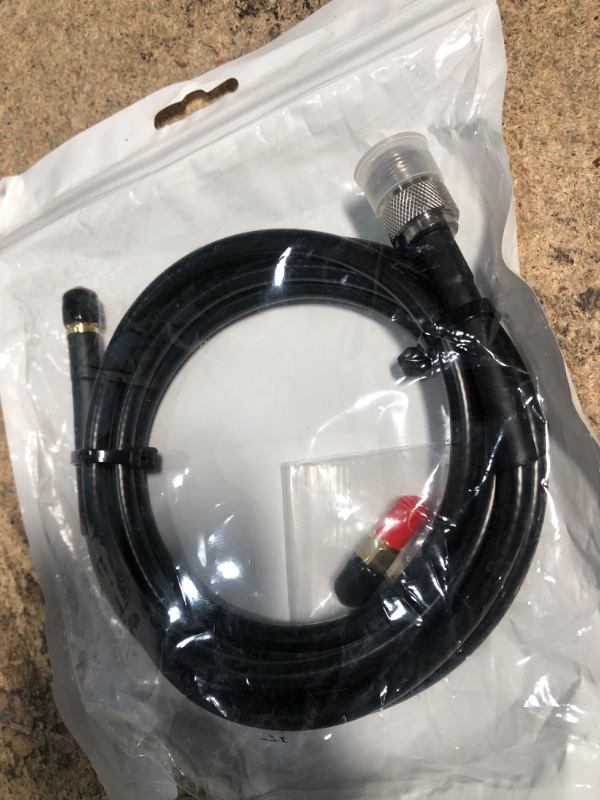 Photo 2 of XRDS -RF Lora Antenna Cable 6FT, N Female to RP-SMA Male Ultra Low Loss KMR240 RF Cables Compatible with Helium HNT Bobcat Miner SyncroBit Gateway Sensecap Hotspot Antennas 6 Feet