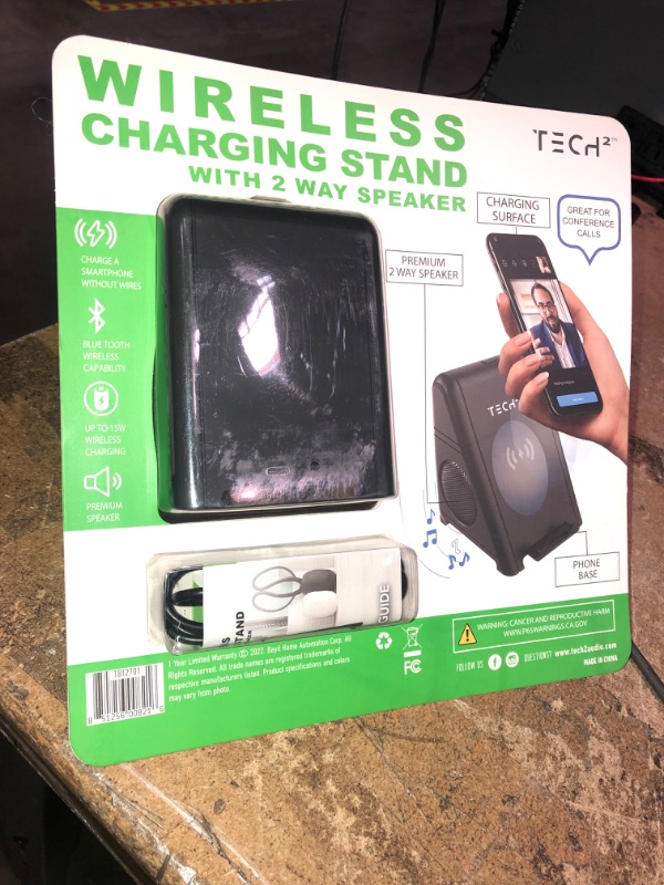 Photo 3 of TECH Squared Wireless Charging Stand with 2-Way Speaker