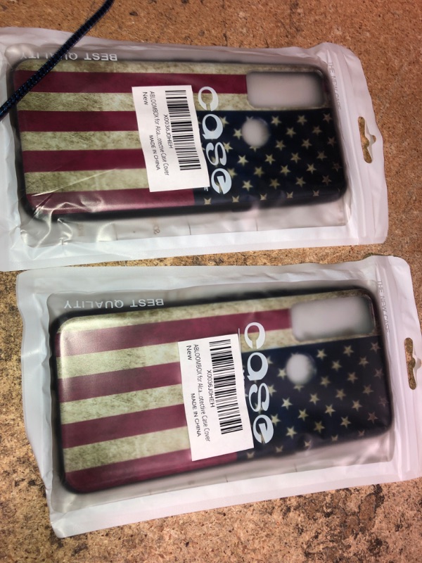 Photo 1 of ABLOOMBOX for Alcatel TCL 4X 5G (T601DL), TCL 20 A 5G Case for Girls Women US Grunge Flag, Anti Scratch Bumper Shockproof Protective Case Cover