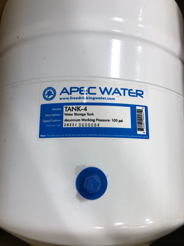 Photo 1 of APEC Water Systems TANK-4 4 Gallon Residential Pre-Pressurized Reverse Osmosis Water Storage Tank