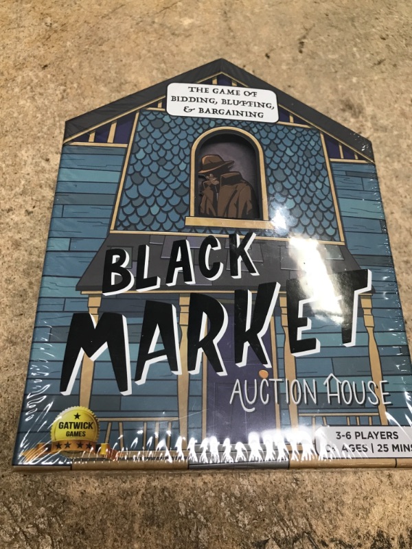 Photo 1 of Gatwick Games Black Market Auction House - A Game of Bidding, Bluffing & Bargaining, Adult Games for Game Night and Strategy Games for Adults and Family Night, Board Games for Teens