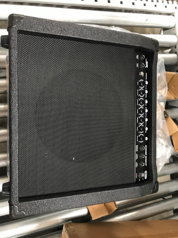 Photo 2 of **TESTED/ POWERS ON**Monoprice 1x10 Guitar Combo Amplifier - Black, 40-Watt, Spring Reverb, 10-Inch 4-Ohm Speaker, High & Low Inputs, Headphone Output - Stage Right Series
