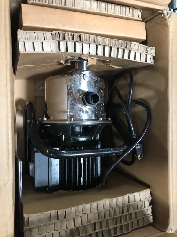Photo 2 of ***TESTED/ POWERS ON***VEVOR Shallow Well Pump,Garden Jet Pump, 1.5 HP 115V, 1200 GPH 164 ft Height, Stainless Steel Sprinkler Booster Jet Pumps for Garden Lawn Irrigation system, Lake Fountain, Water Transfer 03 1200GPH 1.5HP