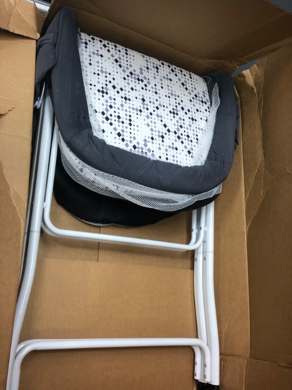 Photo 2 of Dream On Me Poppy Traveler Portable Bassinet in Dark Grey, Lightweight, Spacious and Convenient Mesh Design, JPMA Certified, Easy to Clean and Fold Baby Bassinet - Carry Bag Included