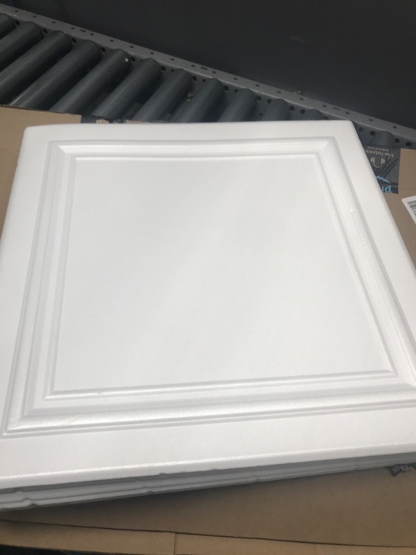 Photo 2 of 
Zeta White (Foam) Ceiling Tile 8 pk