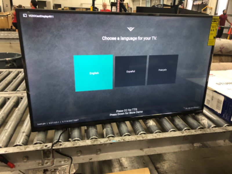 Photo 3 of DAMAGED LOWER FRAME**VIZIO 40-inch D-Series Full HD 1080p Smart TV with AMD FreeSync, Apple AirPlay and Chromecast Built-in, Alexa Compatibility, D40f-J09, 2022 Model
