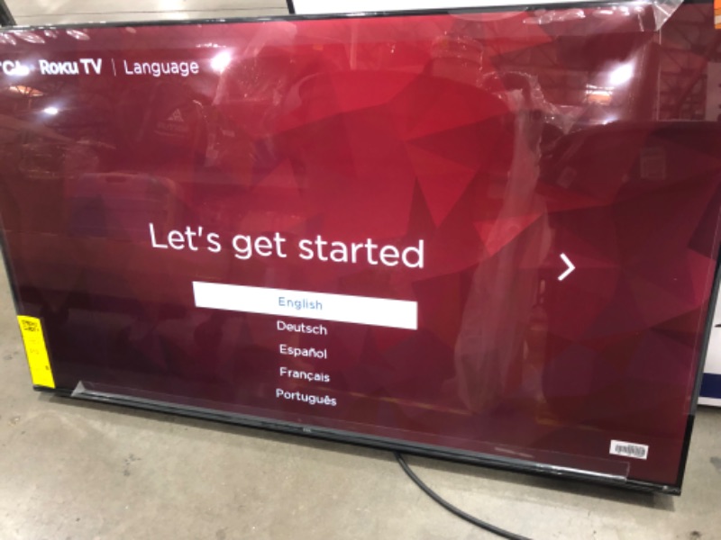 Photo 2 of LIKE NEW**TCL - 50" Class 4-Series 4K UHD HDR Smart Roku TV
