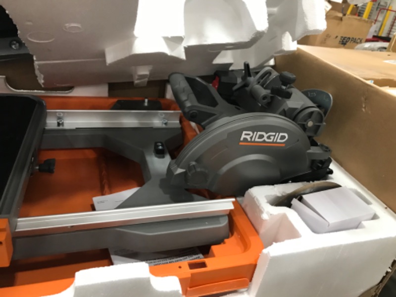 Photo 1 of 12 Amp 8 in. Wet Tile Saw with Extended Rip Capacity and Stand