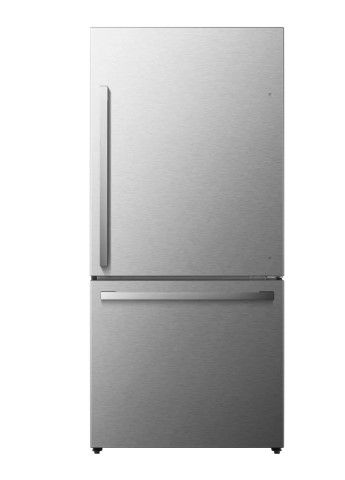 Photo 1 of Hisense 17.2 cu. ft. Refrigerator - Fingerprint-Resistant Stainless Steel
