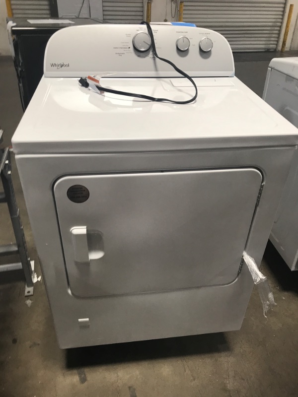 Photo 2 of Whirlpool 7-cu ft Electric Dryer (White)