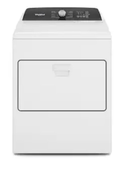 Photo 1 of Whirlpool 7-cu ft Electric Dryer (White)