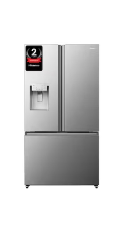 Photo 1 of Hisense 25.4-cu ft French Door Refrigerator with Dual Ice Maker (Fingerprint Resistant Stainless Steel) 