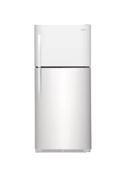 Photo 1 of Frigidaire 20.5-cu ft Top-Freezer Refrigerator (White)