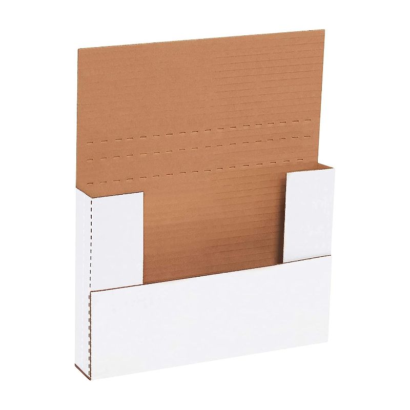 Photo 1 of  Small Shipping Boxes 9.625"L x 6.625"W x 1.25"H, 50-Pack | Cardboard Box Crush-Proof Carton for Mailing, Storing, Package, Gifts, Crafts...
