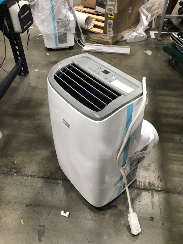 Photo 2 of BLACK+DECKER 10,000 BTU Portable Air Conditioner up to 450 Sq. ft. with Remote Control, White
