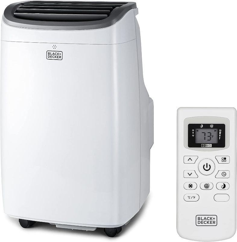 Photo 1 of BLACK+DECKER 10,000 BTU Portable Air Conditioner up to 450 Sq. ft. with Remote Control, White
