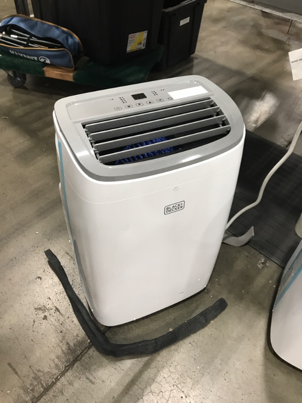 Photo 2 of BLACK+DECKER 10,000 BTU Portable Air Conditioner up to 450 Sq. ft. with Remote Control, White
