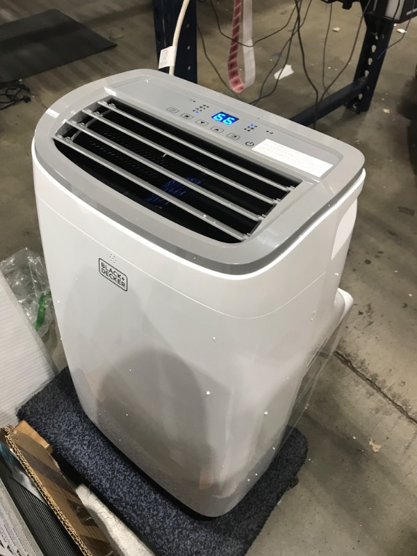 Photo 2 of BLACK+DECKER 10,000 BTU Portable Air Conditioner up to 450 Sq. ft. with Remote Control, White
