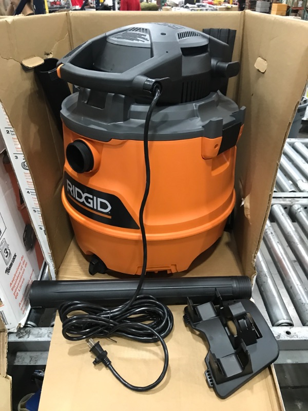Photo 1 of 16 Gal. 6.5-Peak HP NXT Wet/Dry Shop Vacuum with Detachable Blower, Filter, Hose and Accessories
