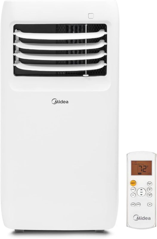 Photo 1 of Midea 8,000 BTU ASHRAE (5,300 BTU SACC) Portable Air Conditioner, Cools up to 175 Sq. Ft., with Dehumidifier & Fan mode, Easy- to-use Remote Control...
