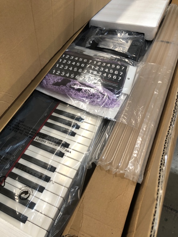 Photo 1 of Starfavor 88 Key Digital Piano Beginner Electric Keyboard Full Size with Semi Weighted Keys Dual 30W Speakers SP-10 Bundle include Sustain Pedal, Power Supply, Stand, Piano Stickers

