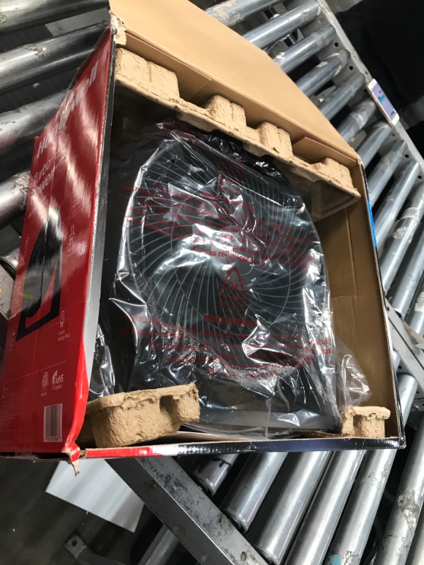 Photo 1 of 12 in. 3 Speed Whole Room Circulator Floor Fan