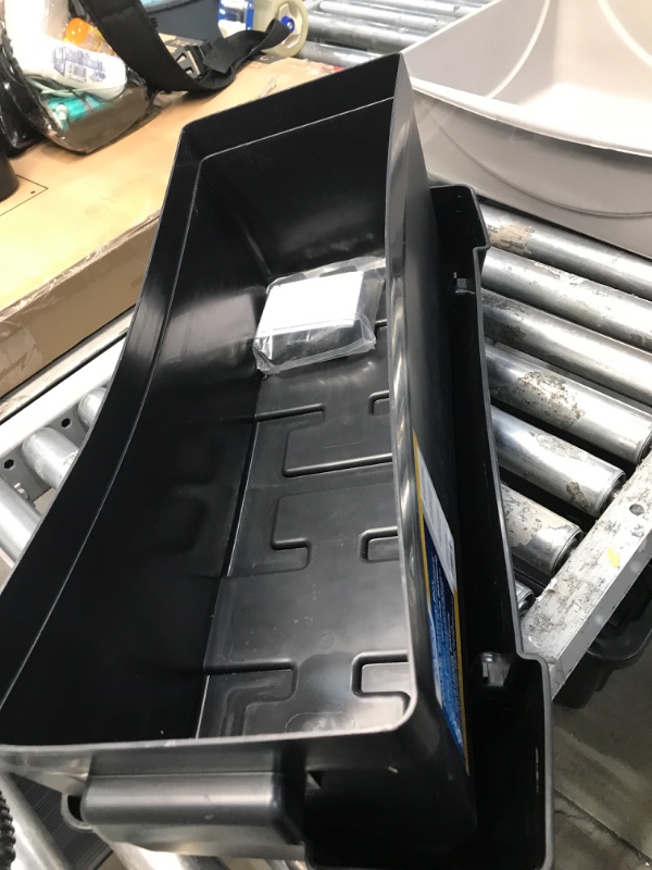 Photo 2 of Camco Heavy Duty Double Battery Box with Straps and Hardware - Group GC2 | Safely Stores RV, Automotive, and Marine Batteries | Measures Inside 21-1/2" x 7-3/8" x 11-3/16" | (55375) Frustration Free Packaging Double Battery Box