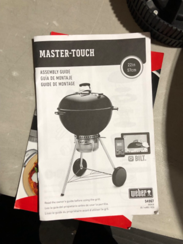 Photo 6 of ***SEE NOTES - MISMATCHED INSTRUCTIONS***
Weber Original Kettle 22-Inch Charcoal Grill