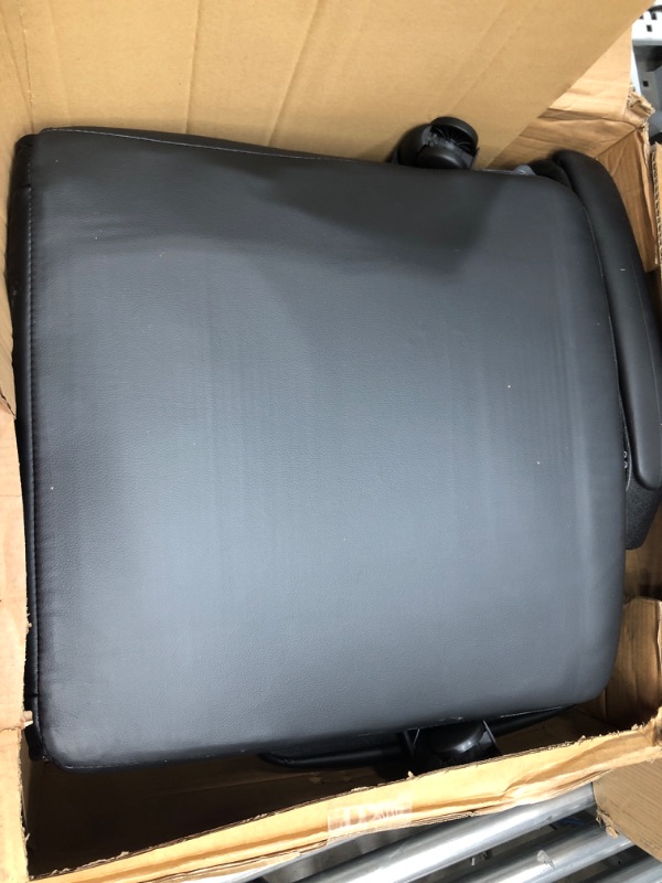 Photo 1 of Amazon Basics Padded Office Desk Chair with Armrests, Adjustable Height/Tilt, 360-Degree Swivel, 275Lb Capacity - Black