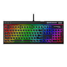 Photo 1 of HyperX Alloy Elite 2 – Mechanical Gaming Keyboard, Software-Controlled Light & Macro Customization, ABS Pudding Keycaps, Media Controls, RGB LED Backlit, HyperX Red 