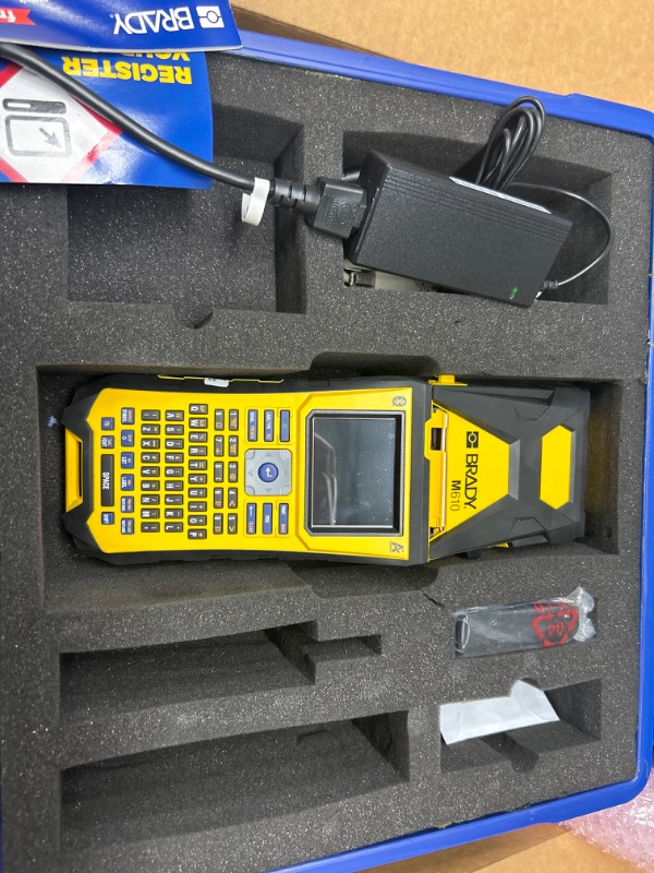 Photo 5 of Brady M610 Bluetooth Handheld Label Maker with Hard Case (M610-B-KIT). Durability Meets The widest Range of Data Entry Options. Replaces BMP61-W