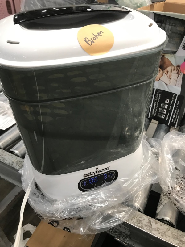 Photo 1 of Baby Brezza Baby Bottle Sterilizer and Dryer Advanced – Electric Steam Sterilization Machine – Universal Sterilizing for All Bottles: Plastic + Glass + Pacifiers + Breast Pump Parts - HEPA Filtration