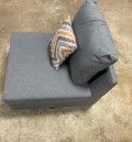 Photo 1 of 2 Pairs--Outdoor Chaise Seat Cushion and Back Rest -- Grey