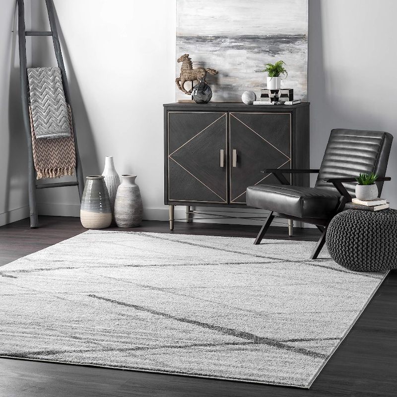 Photo 1 of 
nuLOOM Thigpen Contemporary Area Rug, 5' x 8', Grey
Color:Grey
Size:5 x 8 Feet