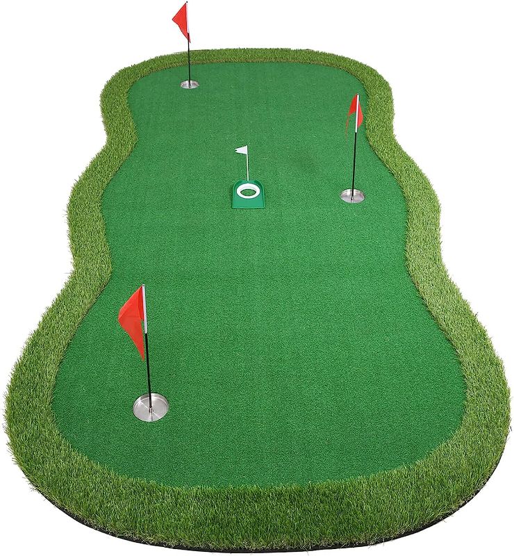 Photo 1 of 
Golf Putting Green, Practice Putting Green Mat, Large Professional Golfing Training Mat for Indoor Outdoor…
Style:Putting green-5X10ft