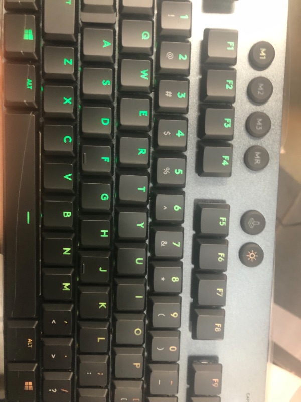 Photo 7 of Logitech G915 TKL Tenkeyless Lightspeed Wireless RGB Mechanical Gaming Keyboard, Low Profile Switch Options, Lightsync RGB, 