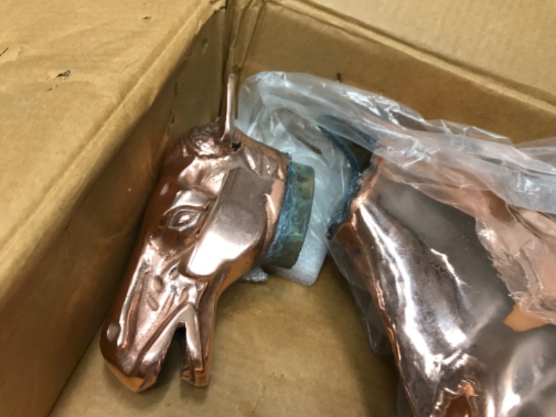 Photo 4 of **DAMAGED**Good Directions Horse Weathervane, Pure Copper Polished Copper