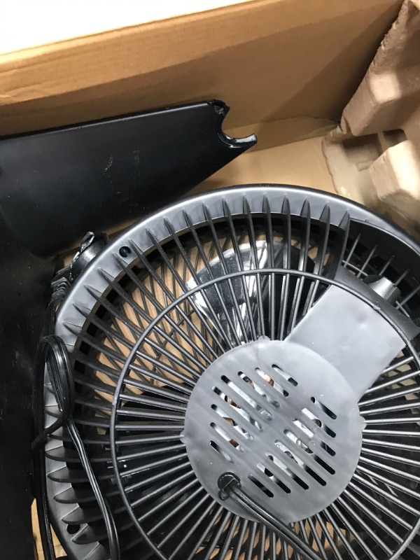 Photo 3 of 12 in. 3 Speed Whole Room Circulator Floor Fan