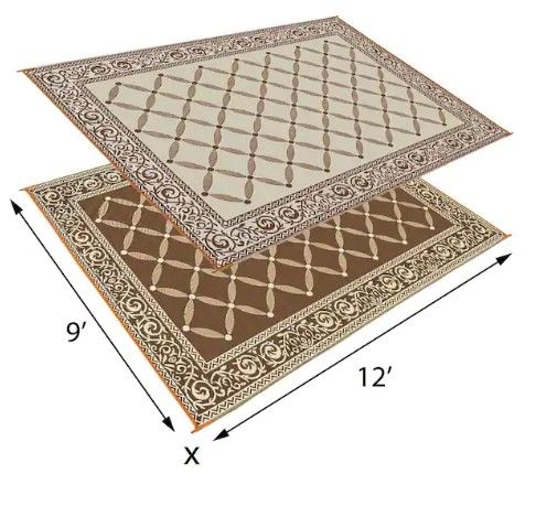 Photo 1 of 
Reversible Mats
9 ft. x 12 ft. Reversible Mat - Classic Brown/Beige