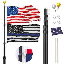 Photo 1 of 20ft telescopic alum flag pole kit