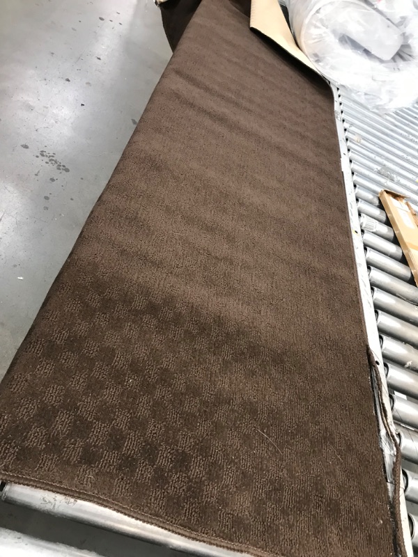 Photo 1 of 8ft x 3ft  brown runner rug 