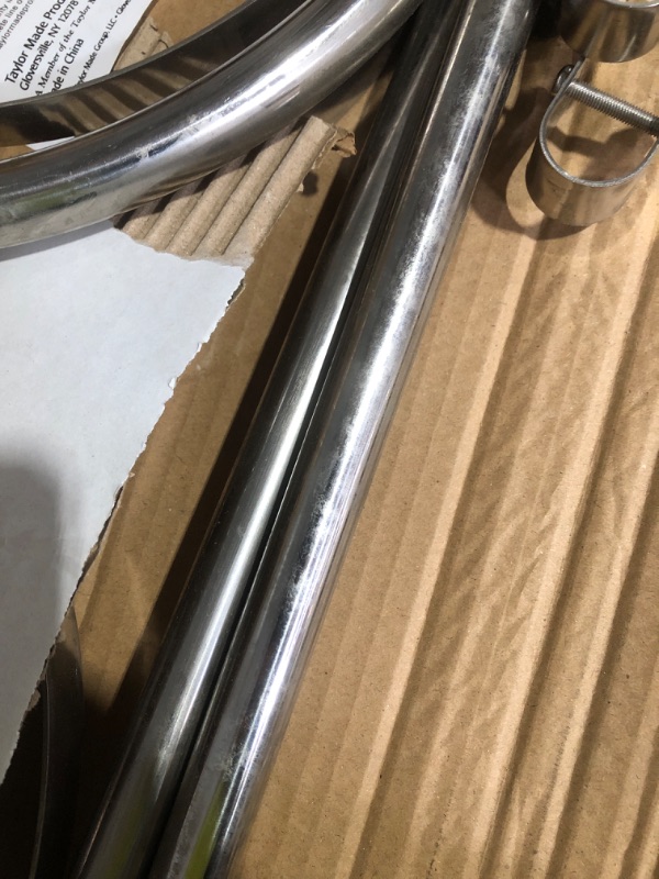 Photo 1 of ***stainless steel has signs of discoloration ***see images***
Taylor 3011 Stainless Steel Fender Rack