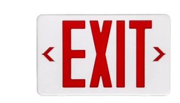 Photo 1 of CM MZY Exit Sign with Emergency Lights LED Exit Sign Light