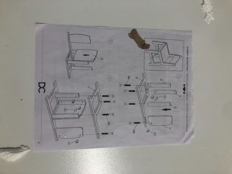 Photo 9 of ***DAMAGED - SEE PICTURES***
Delta Children MySize Kids Wood Table and Chair Set (2 Chairs Included) White