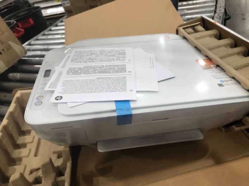 Photo 1 of HP DeskJet 2734e Wireless Color All-in-One Printer with 9 Months Free Ink (26K72A)