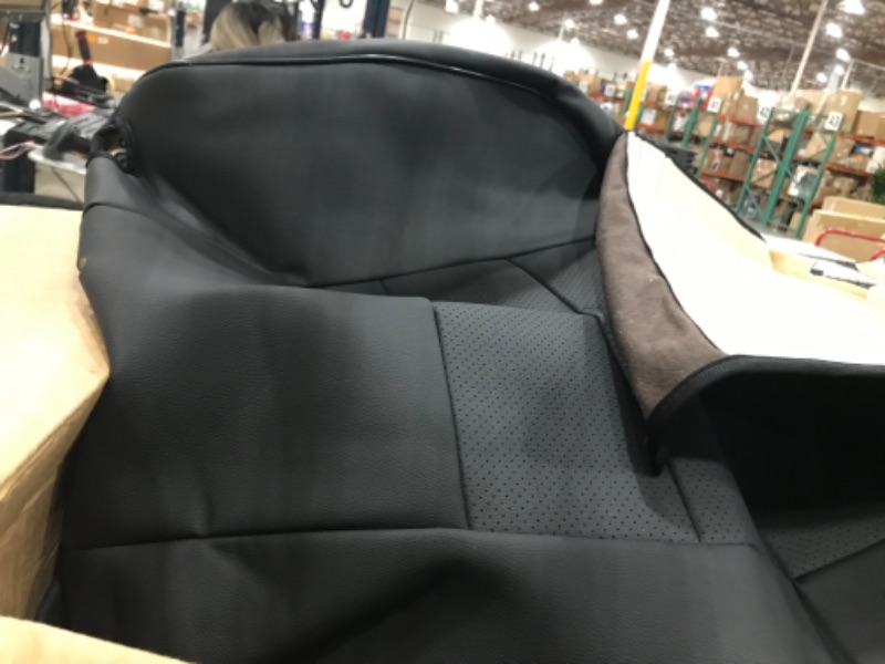 Photo 2 of ***UNBALE TO DETERMINE EXACT MAKE AND MODEL - PARTS MISSING - FOR PARTS ONLY - NONREFUNDABLE***
Car Seat Covers, Faux Leather, Black