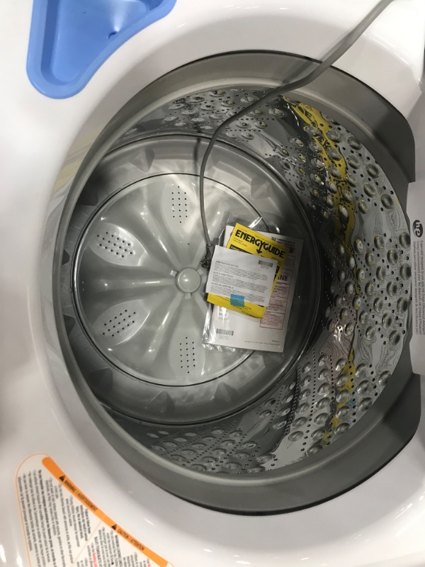 Photo 3 of LIKE NEW LG ColdWash 4.5-cu ft Impeller Top-Load Washer (White)
