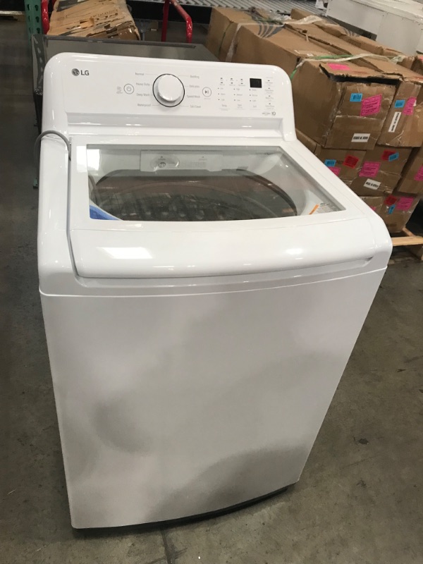 Photo 4 of LIKE NEW LG ColdWash 4.5-cu ft Impeller Top-Load Washer (White)
