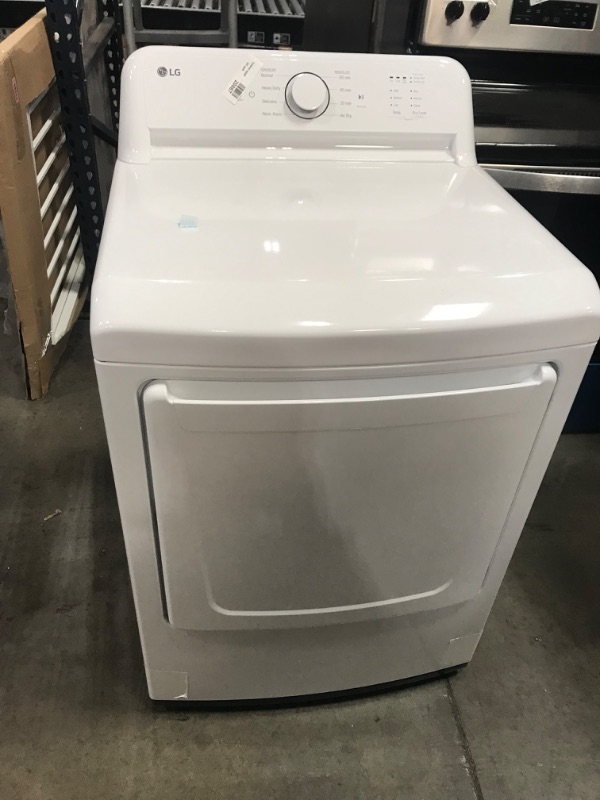 Photo 4 of LG 7.3-cu ft Electric Dryer (White) ENERGY STAR
